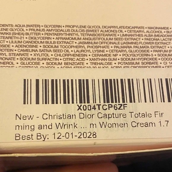 Sealed Dior Capture Totale Cell Energy 50ml expires12/01/28 full size - Picture 3 of 6